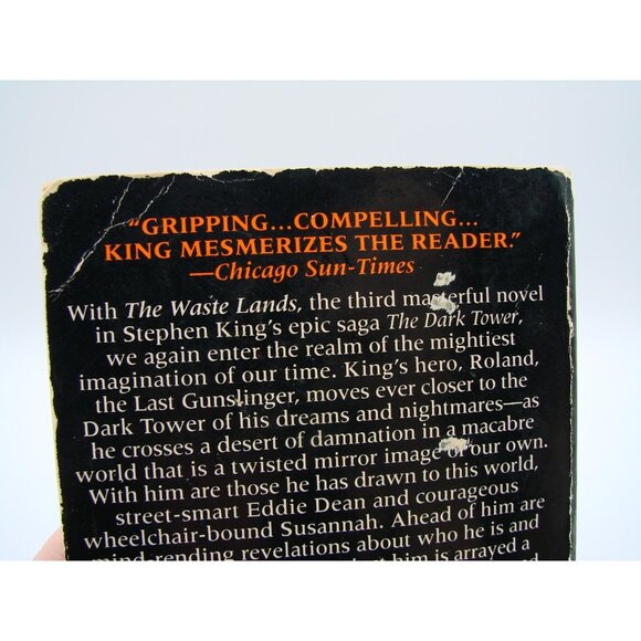 The Waste Lands The Dark Tower III by Stephen King #1 Bestseller Book Paperback - Picture 8 of 8